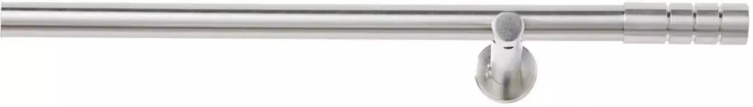 Карниз Good Life "Ranura", 1 направляющая, фиксированного размера 200 см, 20 мм, цвет edelstahlfarben