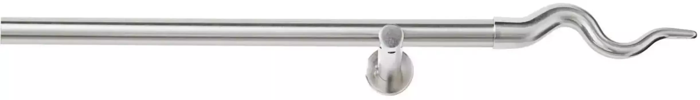 Карниз Good Life "Sepa", 1 направляющая, фиксированного размера 320 см, 20 мм, цвет edelstahlfarben