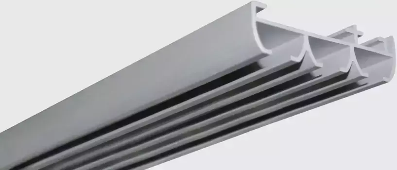 Карниз Good Life "Sileno", 3 направляющих, можно укоротить 240 см, цвет silberfarben