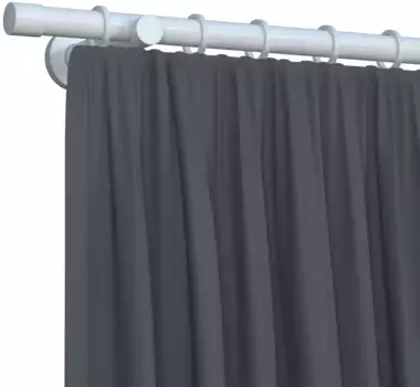 Карниз indeko "Линц", 1 направляющая, желаемая длина, полный комплект, включая крепежный материал 360 см, 20 мм, белый