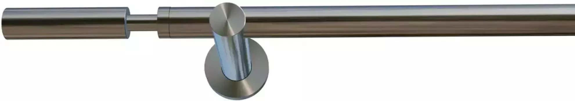 Карниз indeko "Pretoria", 1 направляющая, желаемая длина 340 см, цвет edelstahlfarben