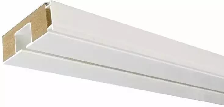 Карниз Liedeco, 1 направляющая, фиксированный размер 150 см, белый