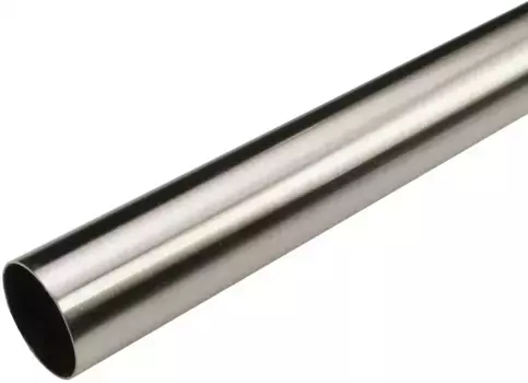 Карниз Liedeco "Карниз, Liedeco, стильная трубка 28 мм (1 шт.)", 1 направляющая, фиксированный размер 200 см, 28мм, цвет edelstahlfarben