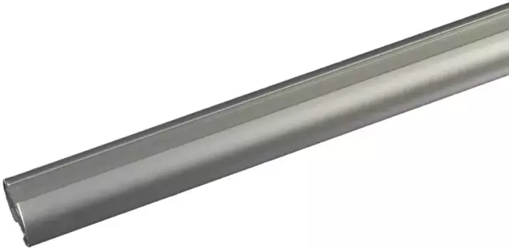 Карниз Liedeco Power, 1 направляющая, фиксированного размера 160 см, 20 мм, цвет aluminiumfarben