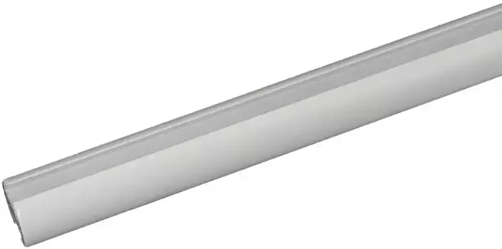 Карниз Liedeco Power, 1 направляющая, фиксированного размера 200 см, 20 мм, белый