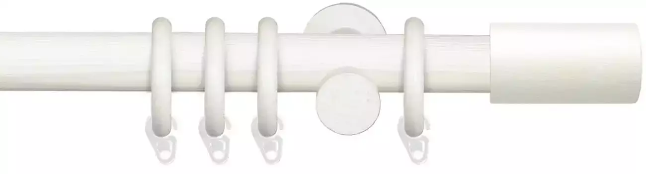 Карниз Liedeco Terra Cylinder, 1 направляющая, фиксированный размер 200 см, 28мм, цвет kalkwei