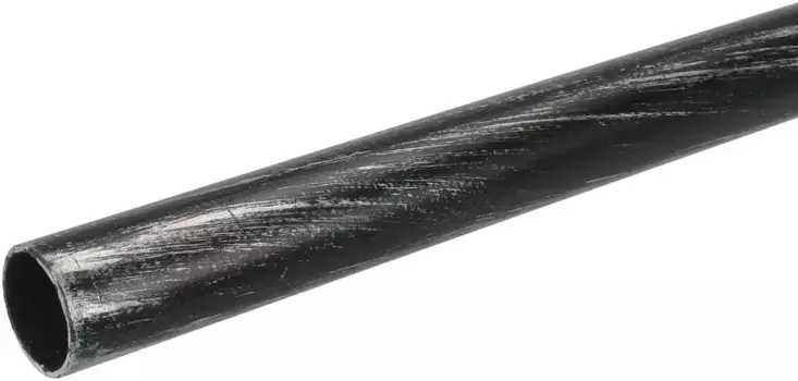 Карниз Liedeco "труба для штор, стильная трубка, карниз 16 мм "Esperanca", 1 направляющая, фиксированный размер 200 см, 1,6 мм, серебристый/черный