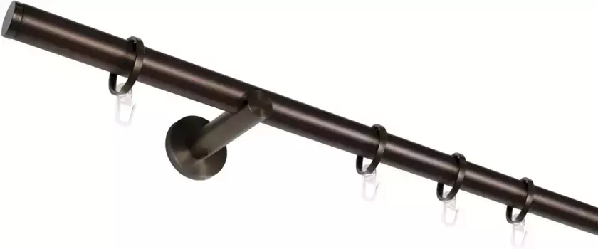 Карниз mydeco "Match-Function", 1 направляющая, фиксированный размер 160 см, 25 мм, цвет bronzefarben