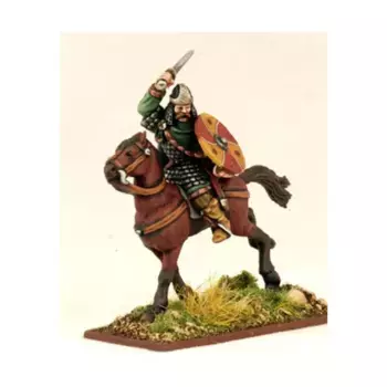 Каролингский военачальник – верхом, Saga Miniatures - Viking Age - Carolingian Franks (28mm)