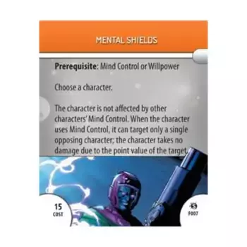 Карта подвига — Ментальные щиты, Marvel HeroClix - Supernova - Singles