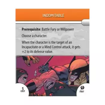 Карта подвига - Неукротимый, Marvel HeroClix - Sinister - Singles