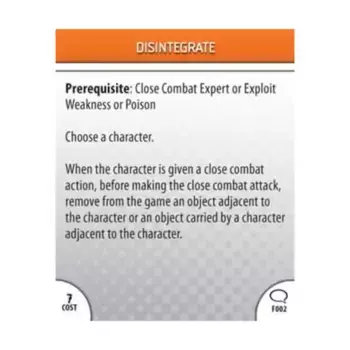 Карта подвига — Распад, DC HeroClix - Origin - Singles