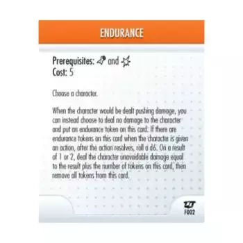 Карта подвига — Выносливость, DC HeroClix - Justice League - Singles