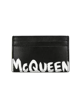 Картхолдер Alexander Mcqueen, цвет Black & White