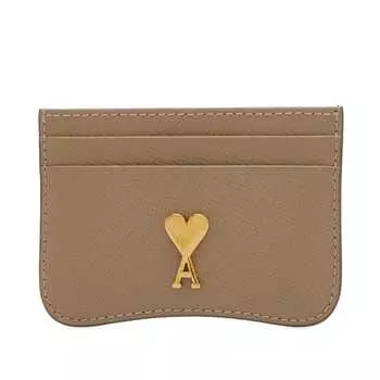 Картхолдер Ami Paris Card Holder, цвет Light Taupe