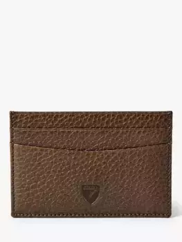 Картхолдер Aspinal of London Pebble Leather Slim Credit, цвет tobacco