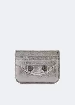 Картхолдер BALENCIAGA Le Cagole card holder, серебряный