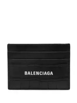 Картхолдер Cash с логотипом BALENCIAGA, черный