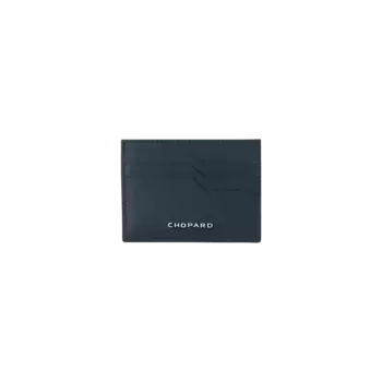 Картхолдер Chopard Heritage small card holder - Телячья кожа зеленого / синего цвета