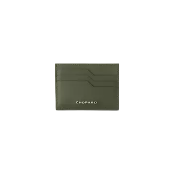 Картхолдер Chopard Heritage small card holder - Телячья кожа зеленого / синего цвета