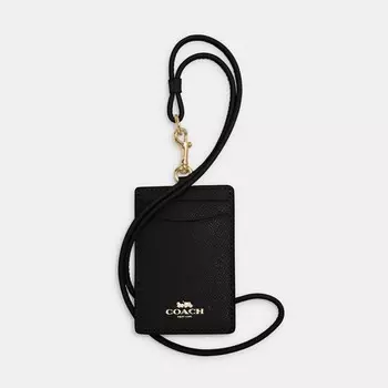 Картхолдер COACH Id Lanyard, золотой/черный