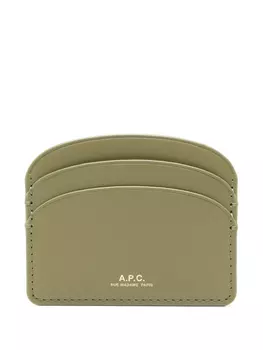 Картхолдер Demi-Lune A.P.C., зеленый