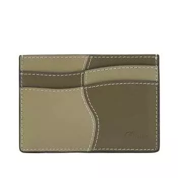 Картхолдер Dime Wave Leather Cardholder, цвет Sage
