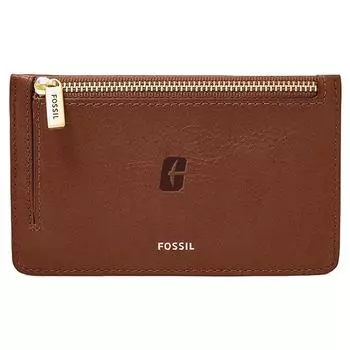 Картхолдер Fossil Charlotte 49Ers, коричневый