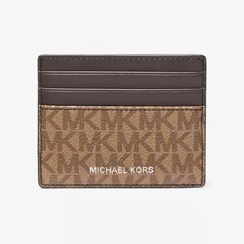 Картхолдер Michael Kors Greyson Logo Tall, светло-коричневый