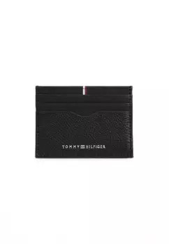Картхолдер мужской Tommy Hilfiger с логотипом бренда, черный