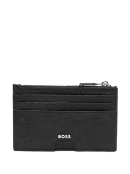 Картхолдер на молнии BOSS, черный