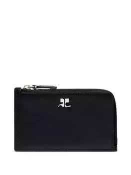 Картхолдер на молнии Courrges, черный