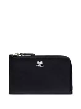 Картхолдер на молнии Courrges, черный