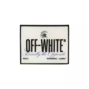 Картхолдер Off-White Logo Patch Card Case, цвет Black/Multicolor