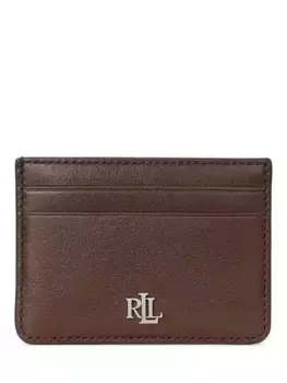 Картхолдер Ralph Lauren Lauren Ralph Lauren Leather Slim, цвет dark mahogany