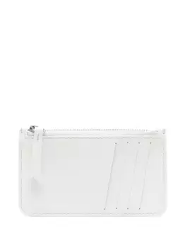 Картхолдер с декоративной строчкой MAISON MARGIELA, белый