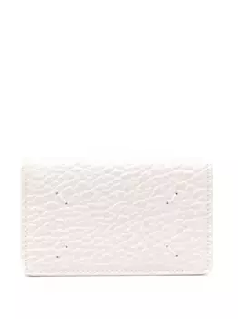 Картхолдер с декоративной строчкой MAISON MARGIELA, серый