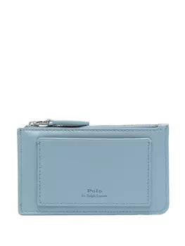 Картхолдер с графичным принтом Polo Ralph Lauren, синий