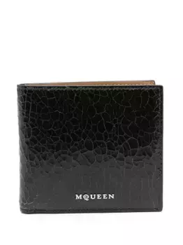 Картхолдер с логотипом Alexander McQueen, черный