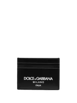 Картхолдер с логотипом DOLCE & GABBANA, черный