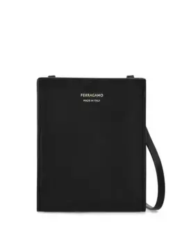 Картхолдер с логотипом Ferragamo, черный
