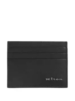 Картхолдер с логотипом Kiton, черный