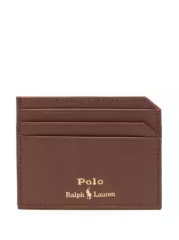 Картхолдер с логотипом POLO RALPH LAUREN, коричневый