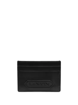 Картхолдер с нашивкой-логотипом Lanvin, черный