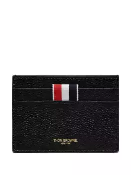 Картхолдер с принтом THOM BROWNE, черный