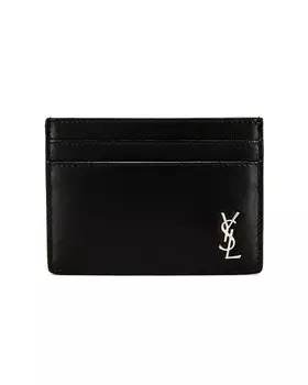 Картхолдер Saint Laurent Credit, черный