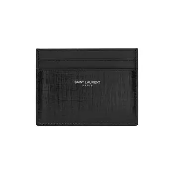 Картхолдер Saint Laurent Paris Card Case, цвет Nero