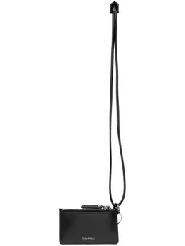 Картхолдер со шнурком на шею Canali, черный