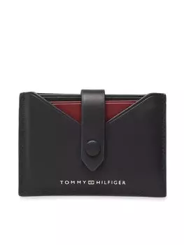 Картхолдер Th Central Smooth Retractable Cc Tommy Hilfiger, темно-синий