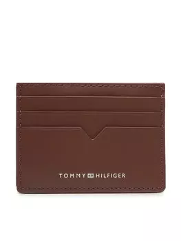 Картхолдер Th Modern Leather Cc Holder Tommy Hilfiger, коричневый